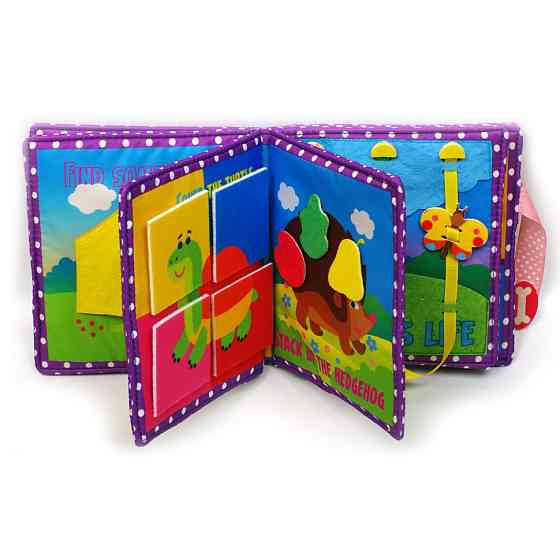 Розвиваюча книжка-шаруділка "Цуценя" 823413 з липучками Вінниця