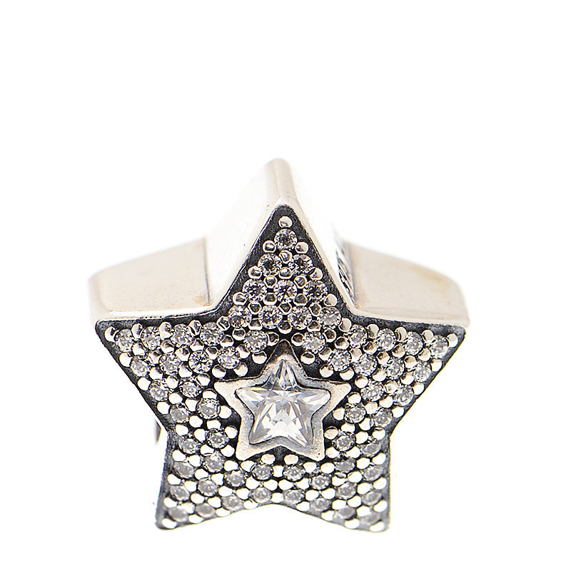 Срібна намистина Пандора  "Зірка бажання Pave" MasterSem Київ - фото 2