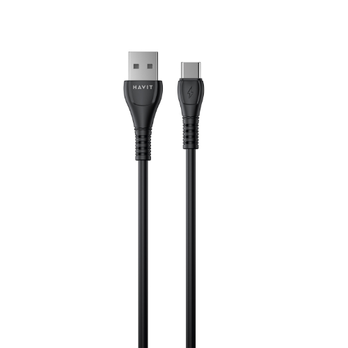 Кабель USB Type-C Havit HV-CB642C 1m 2,1А 1м чорний Житомир