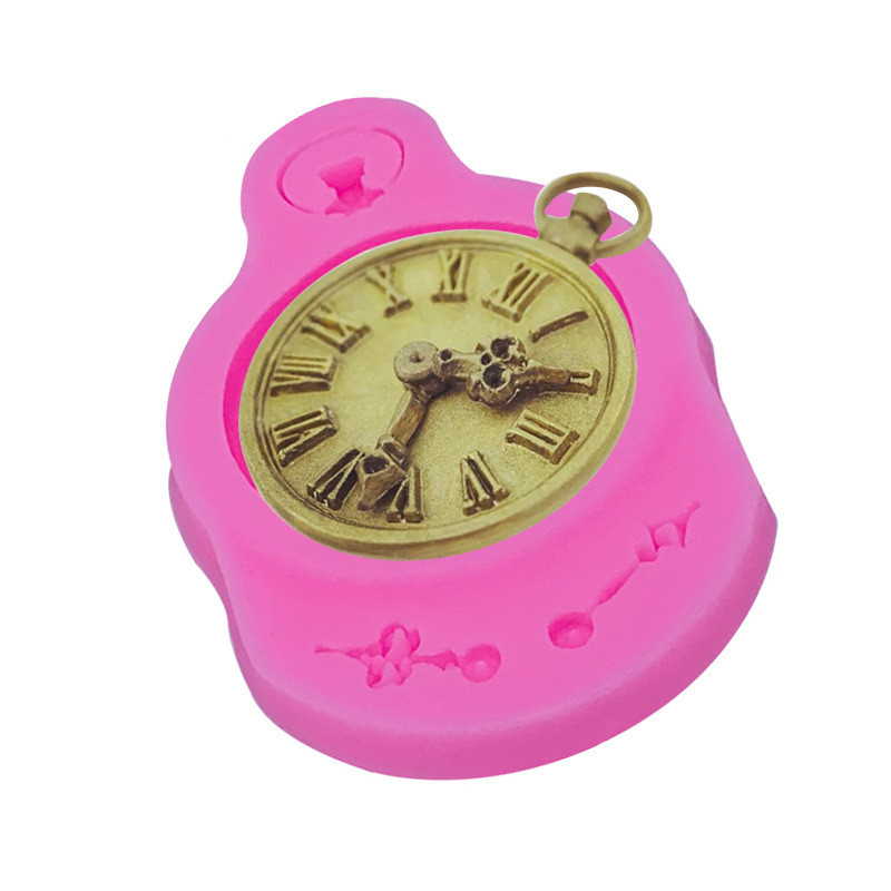 Молд кондитерский Часы 90 на 56 мм розовый Киев - изображение 7