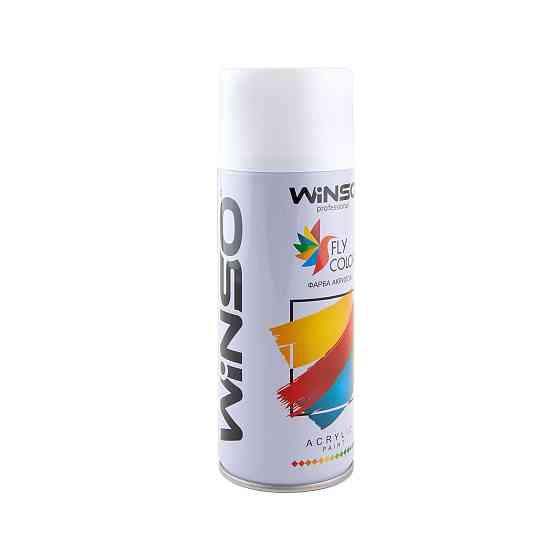 Краска акриловая Winso Spray Белый матовый 450мл Львов