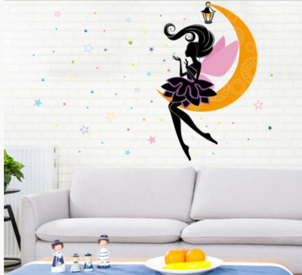 Интерьерная наклейка Фея на луне Киев - изображение 6