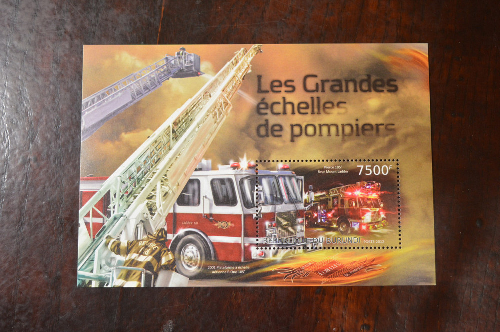 Бурунди. Марки. Блок. (А-39) Полтава - изображение 1