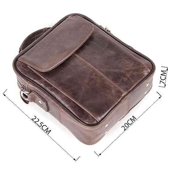 Сумка SHVIGEL 00874 шкіряна Коричнева Київ