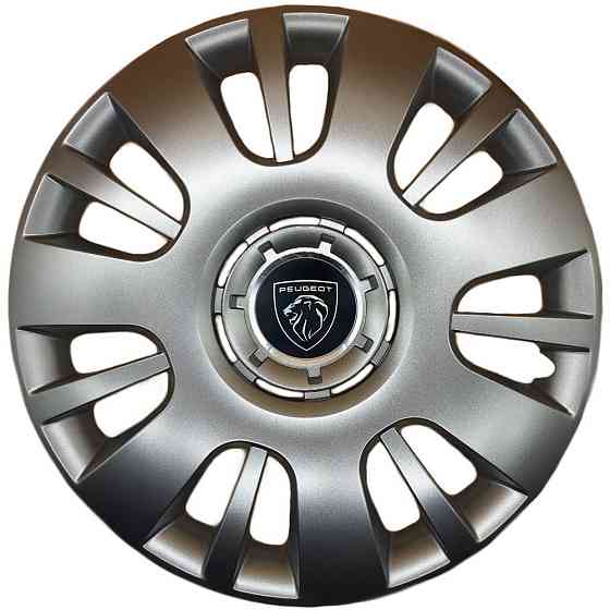 Автомобільні модельні ковпаки R16 Peugeot NEW 407 4шт, SJS, сріблясті Вінниця