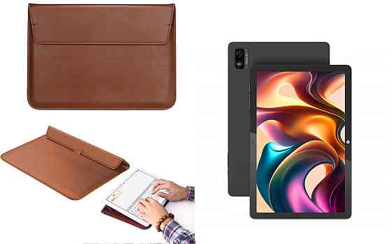 Чехол-конверт VitoCase для Techbite SmartBoard 10 II, с функцией подставки для планшета Коричневый Киев