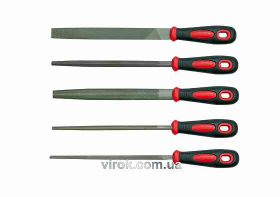 Напилки VOREL: L = 200 мм, Набір 5 шт./Уп. [10/20] Одеса