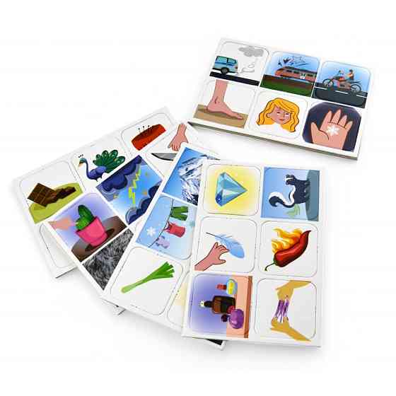 Дитяче лото "Органи чуття" 2279-UM 4 поля, 48 фішок Вінниця