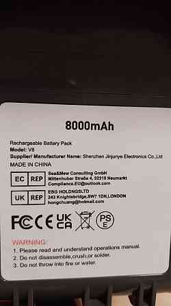 Акумулятор для пилососа Dyson V8 (8000mAh) + фільтр у комплекті Луцк