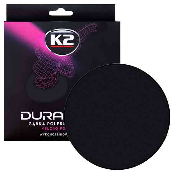 Губка для полірування K2 Duraflex фінішна чорна 150*25мм на липучці Львів