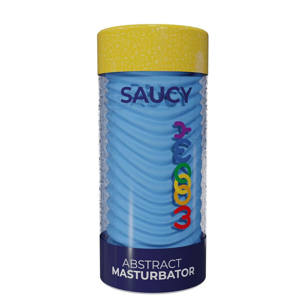 Мастурбатор Wooomy Saucy Abstract Masturbator, сквозной, двусторонний Sex Aura Киев - изображение 9