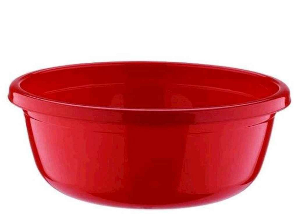 Миска пл. 12л красный ТМ ASUDE PLASTIK Solmir Киев - изображение 1