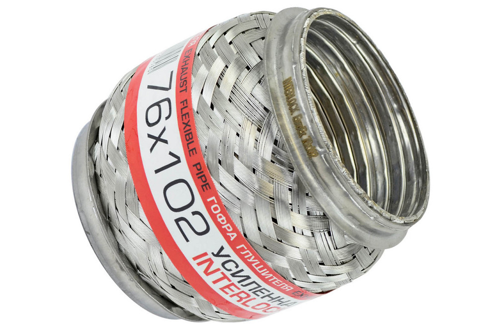 Гофра 76x102 interlock глушителя Мукачево - изображение 1