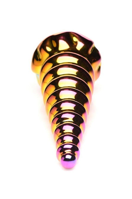 Фентезійний скляний фалоімітатор Creature Cocks Twilight Rainbow Glass Dildo, 16 см Sex Aura Київ - фото 3