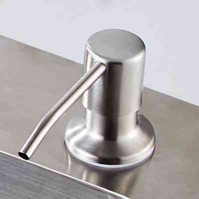 Дозатор (диспенсер) для мила Mixxus DIS-01.SUS врізний з нерж. сталі SUS304, 300 мл Харків