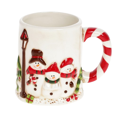 BONA DI Кружка керамічна 525 мл Тріо сніговиків Житомир