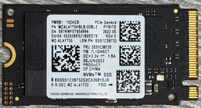 SSD 1 TB Samsung NVME M2 / 92% / 2242. Харьков - изображение 3