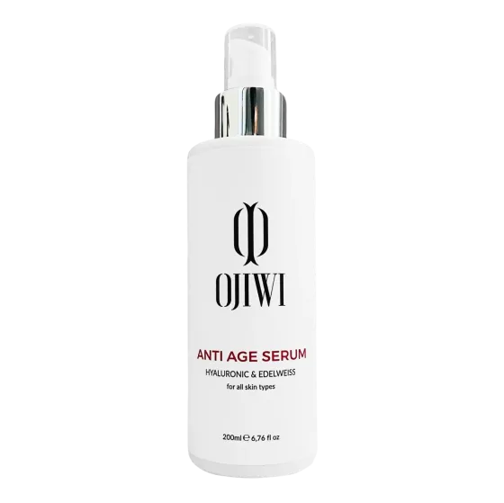 Антивіковий, зволожувальний, відновлювальний, косметичний засіб для обличчя "OJIWI ANTI AGE SERUM", 200 мл Дніпро