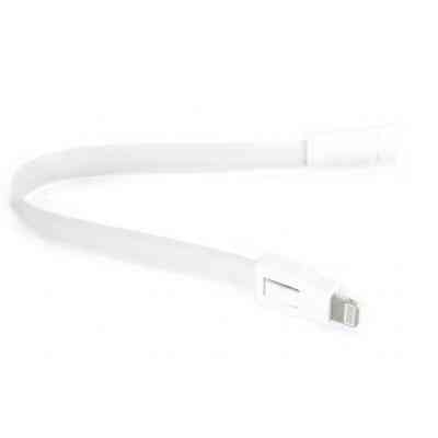Дата кабель USB 2.0 AM to Lightning 0.18m white Extradigital (KBU1789) Вінниця