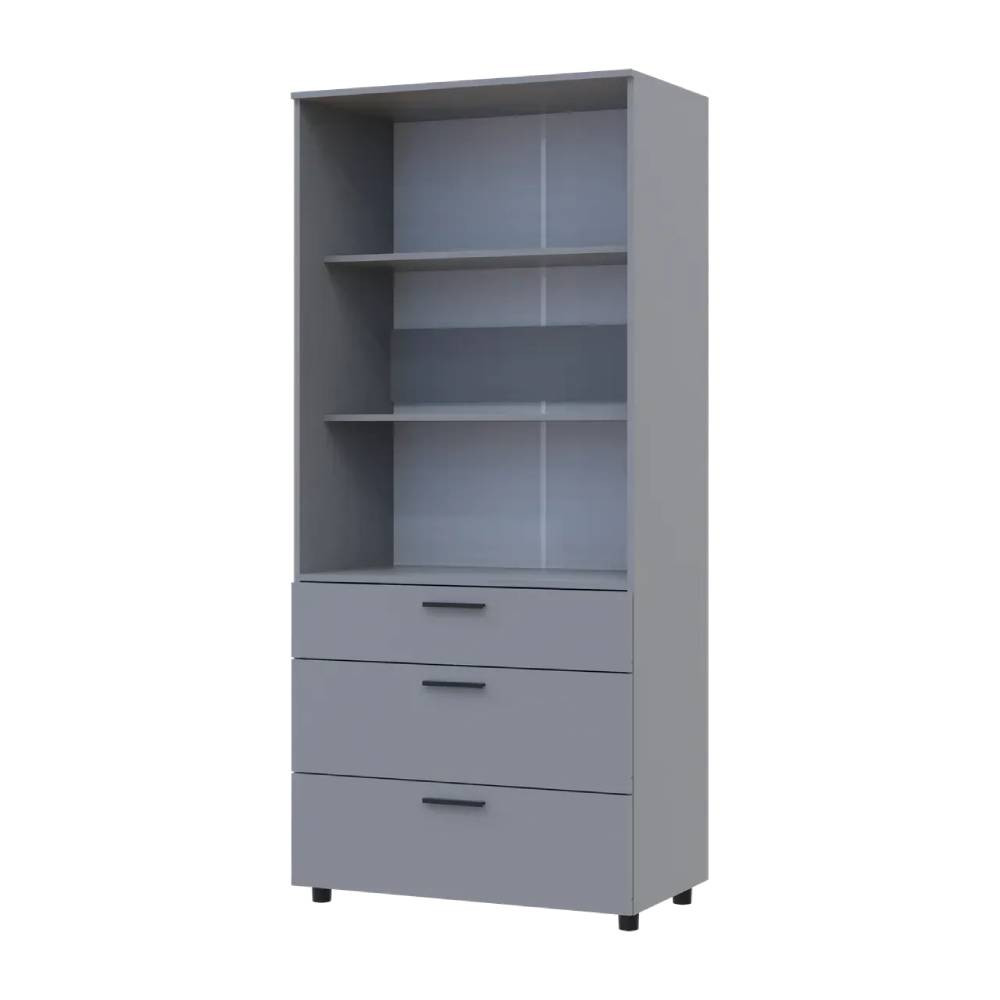 Шафа для одягу Doros Торн Сірий 2 ДСП/3Ш (полиці) 90х51.6х200 (DRS-012024) Дніпро - фото 3