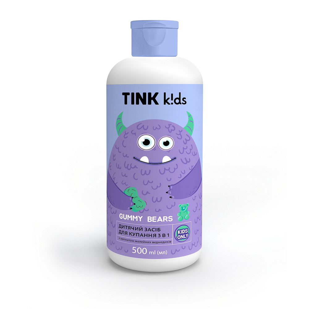 Детское средство для купания 3 в 1 Gummy Bears kids Tink 500 мл Киев - изображение 3