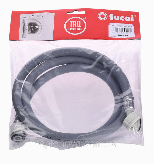 Шланг залива для стиральной машины TUCAI 3.5м TAQ-LAV- H3/4″ 206522 Черновцы - изображение 1