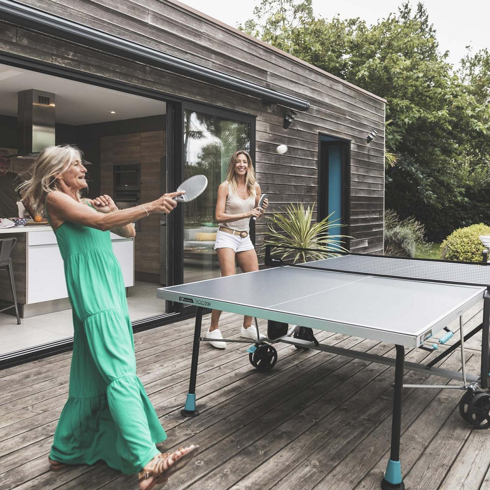 Стол теннисный Cornilleau 300X OUTDOOR, серый Киев - изображение 6