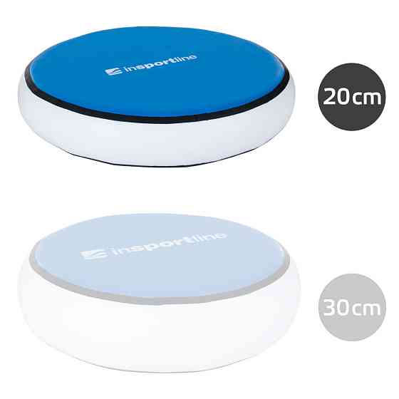 Килимок надувний inSPORTline Airspot 100x20 см, біло-синій Київ