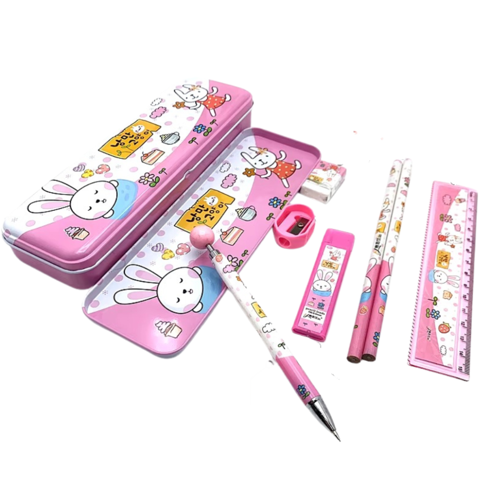 Пенал шкільний «Кролики» з канцелярським приладдям для школи в комплекті Кам'янець-Подільський - фото 3