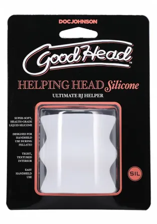 Мастурбатор Doc Johnson GoodHead - Helping Head Silicone Львів