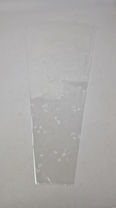 Упаковка конус под цветы h70/10низ/35верх(100шт) узор 190 (4) БАБОЧКИ (100 шт) Харьков - изображение 3