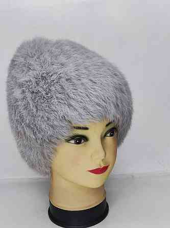 Шапка женская меховая сноп Дарья Светло Серый Харьков