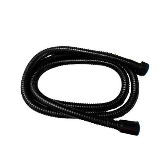 Змішувач для ванни з душовим гарнітуром Lidz Nicole 005 (k35) LDNIC005BLA45183 Black чорний Київ