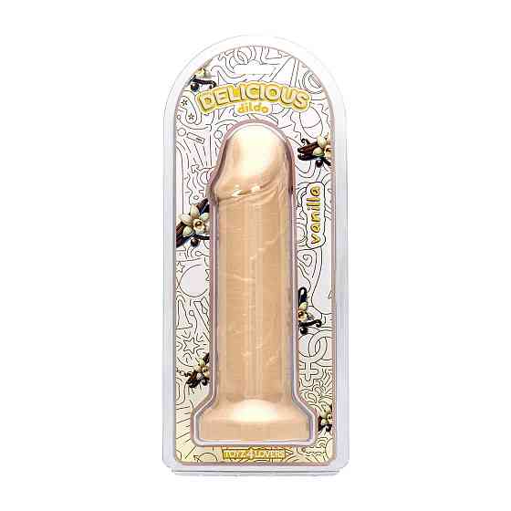 Фалоімітатор з ароматом ванілі - Toyz4lovers Delicious Dildo Vanilla, 25 см Sex Aura Київ