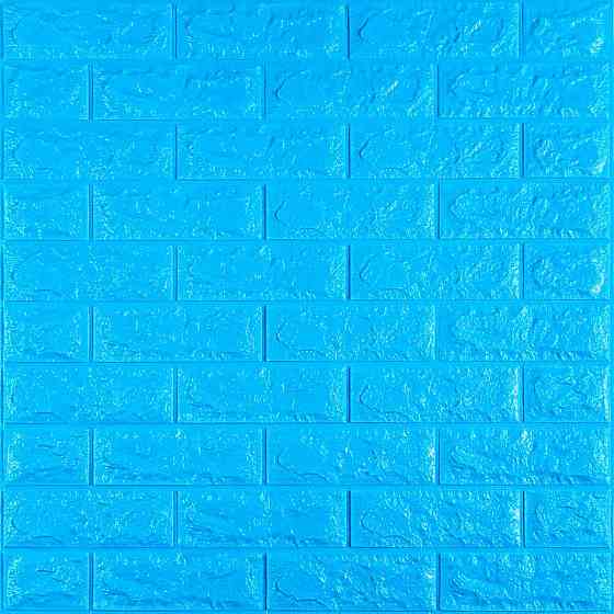 3D панель самоклеющаяся 700x770x7мм кирпич Синий (003-7) SW-00000060 Днепр