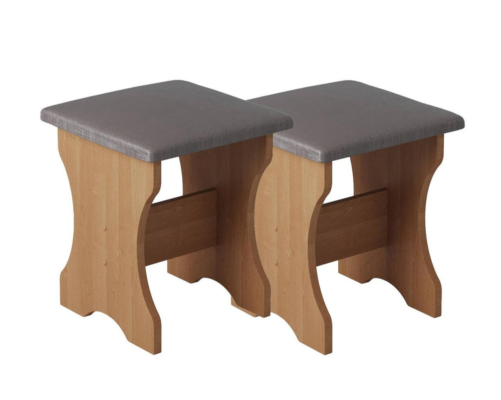 2 табурета (комплект) 35х35х44 см / mebelservice / Ольха Львов - изображение 1