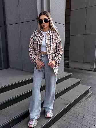 Жіноча сорочка в клітинку ( з накатом) Одеса