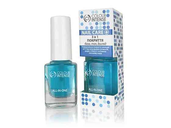 Покриття для нігтів Nail Care 101 ALL-IN-ONE 3 в 1 ТМ Colour Intense   Solmir Київ