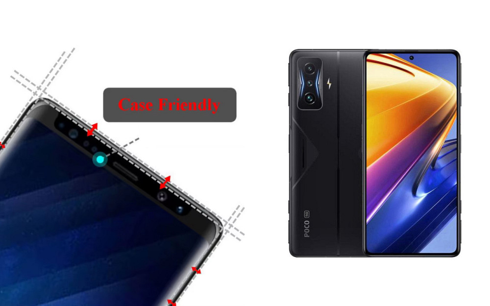 Захисне скло HyperGlass Pro для Poco F4, Poco F4 GT – максимальна чутливість та захист Київ - фото 4