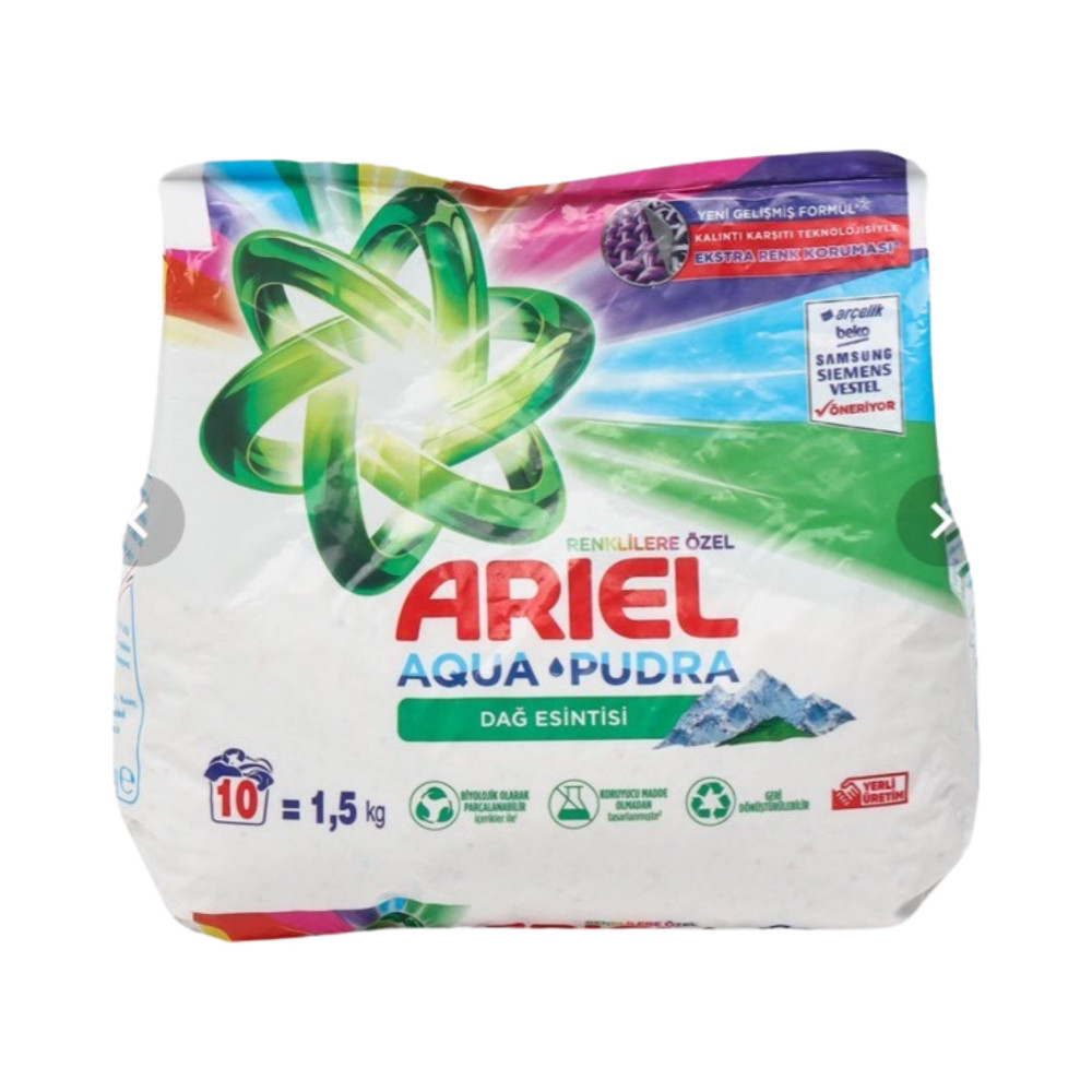 Стиральный порошок Ariel Color Яркие цвета, автомат, 10 стирок, 1.5 кг Виноградов - изображение 1