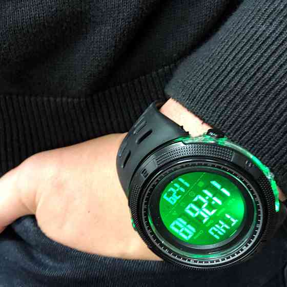 Годинники для походів SKMEI 2070BK BLACK, Годинники спортивні армійські Спецназ RQ-36 Івано-Франківськ