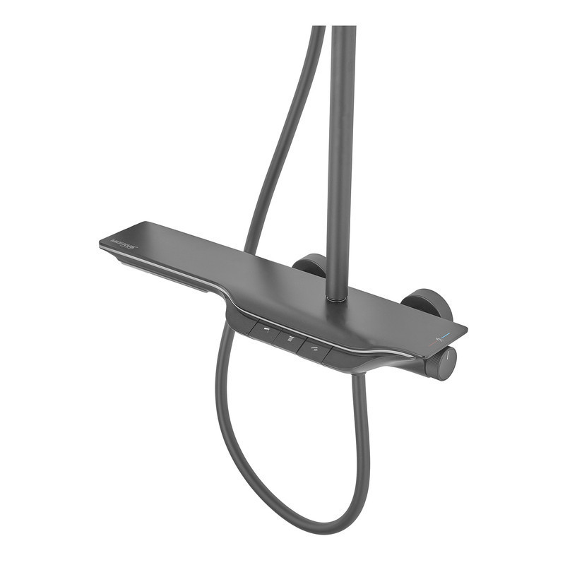 Душова колона з термостатичним змішувачем MIXXUS PREMIUM SPACE-009-J BLACK з кнопковим перемикачем,  ( MI7011 ) 23636 Харків - фото 4