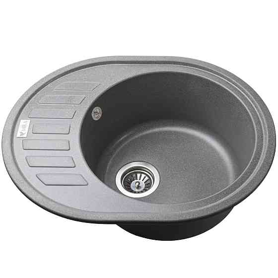 Гранітна мийка Mira ARNICA сірий 620 х 500 мм Київ