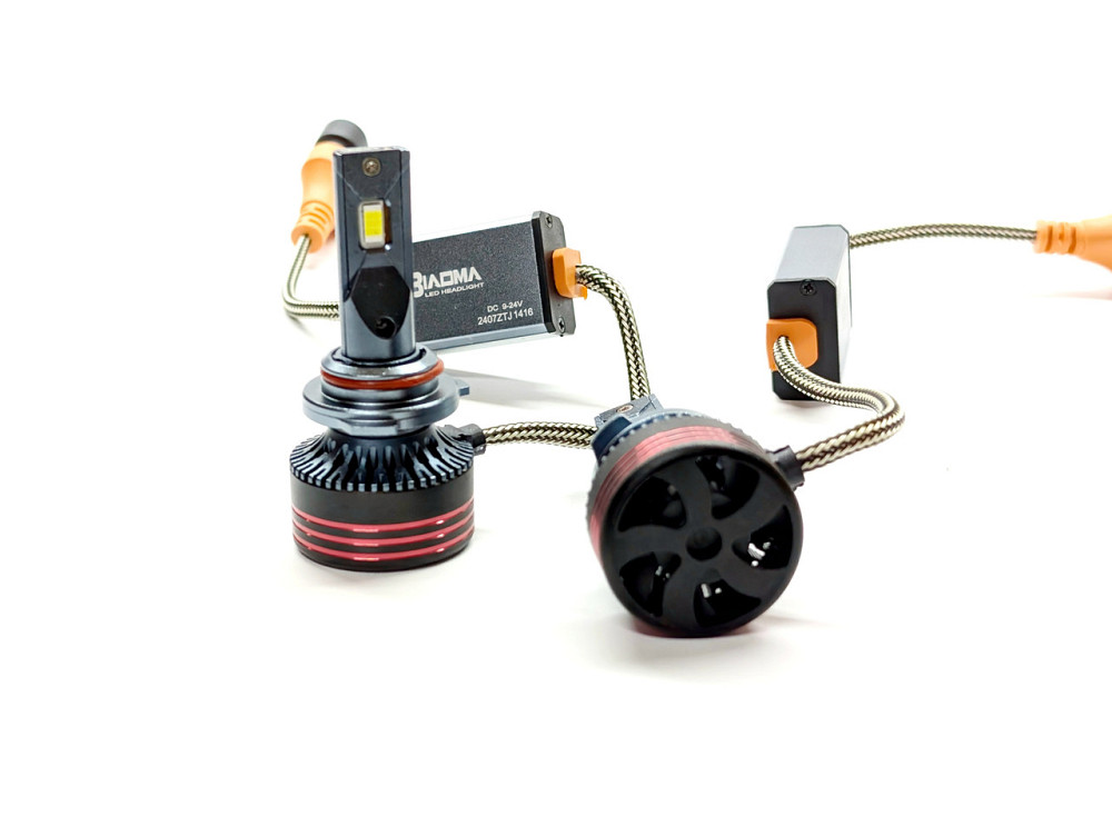 Комплект светодиодных ламп M8 PRO HB3 9005 (P20d) 55W Canbus 6000K 12000Lm 12/24V Харьков - изображение 4