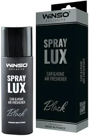 Освіжувач повітря WINSO Spray Lux Exclusive Black 55 мл — стильний аромат для вашого авто Ковель - фото 1