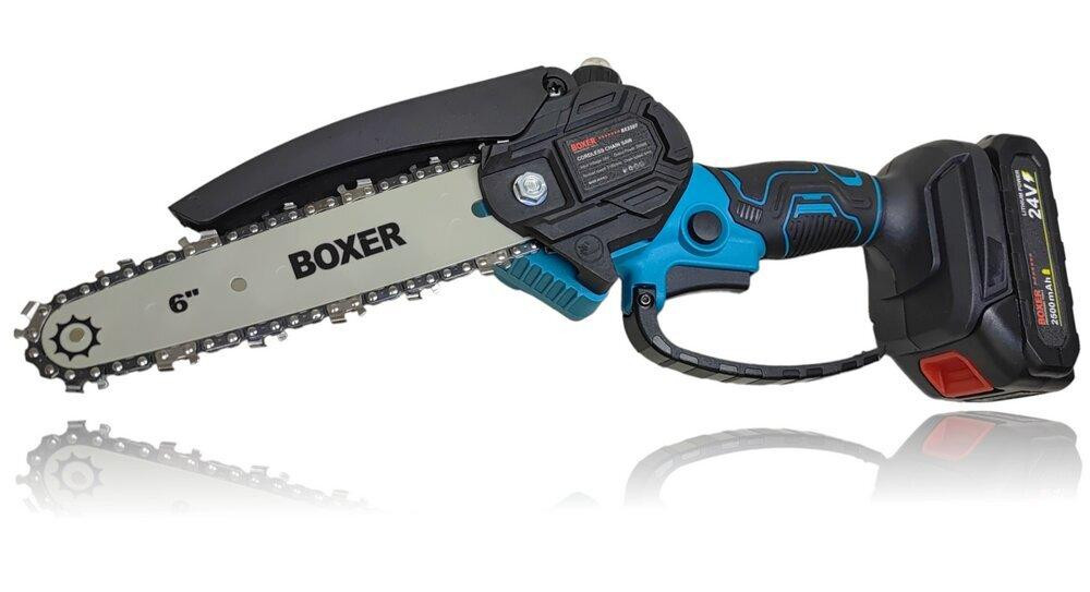 Акумуляторна ланцюгова пила BX-3307 24В: 18 см шина, автозмащення, 2 ланцюги та 2 АКБ у кейсі Одеса - фото 2