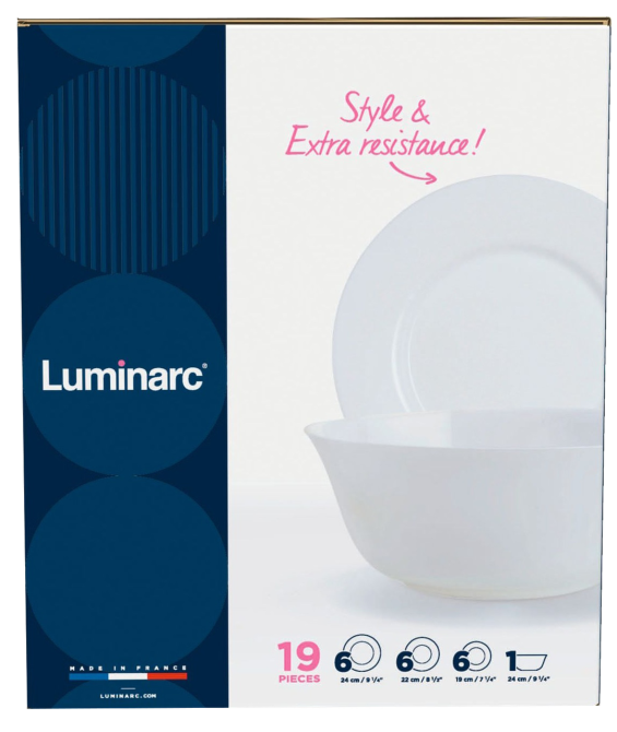 Сервиз столовый LUMINARC EVERYDAY, 19 предметов (6122524) Киев - изображение 6