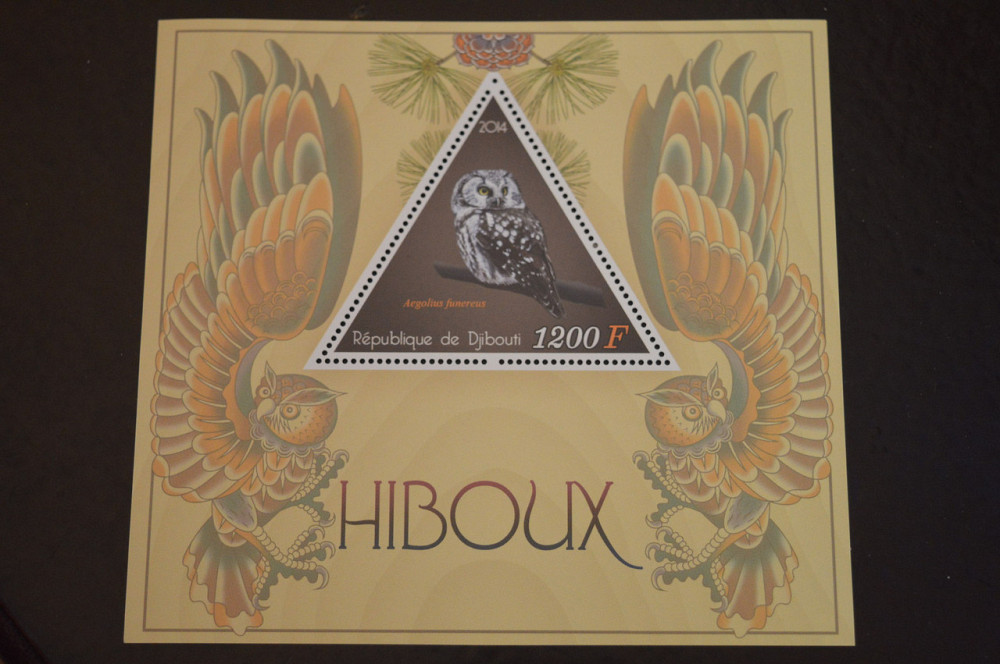 Джибути. Фауна. Блок. 2015 год (В-6) Полтава - изображение 1