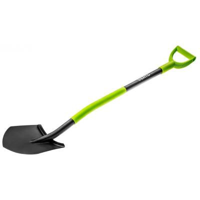 Лопата Verto металлическая ручка, с держателем (15G010) Винница - изображение 1