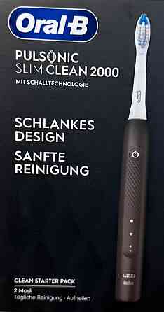 Oral-B Pulsonic SlimClean 2000 Black – звукова зубна щітка. Київ